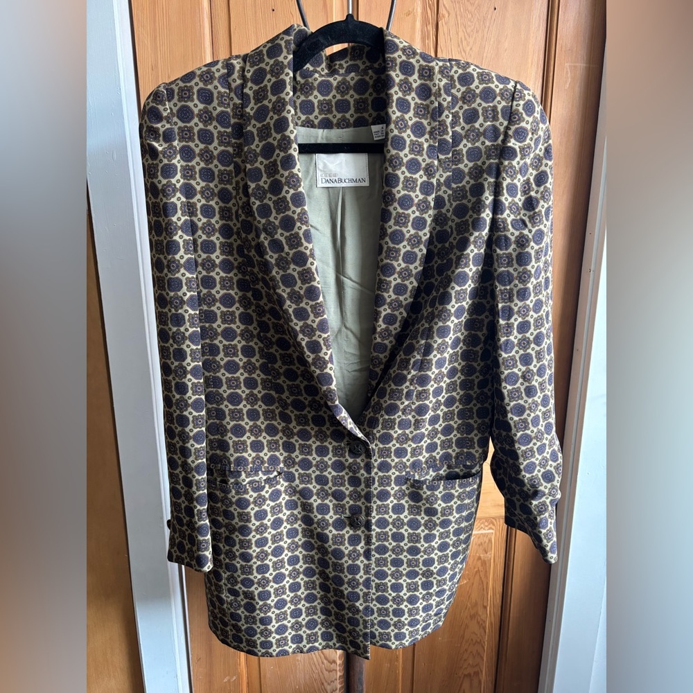 Dana Buchman Geometric Patterned Jacket, size‎ 4